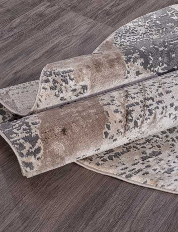 Турецкий ковер ARMINA-04022C-GREY-BROWN-OVAL