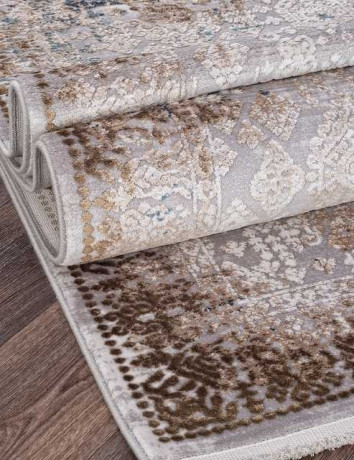 Турецкий ковер ALLURES-12025-CREAM-BLUE-STAN