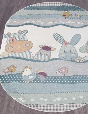 Ковёр SOFIT-2484-LIGHT-CREAM-OVAL