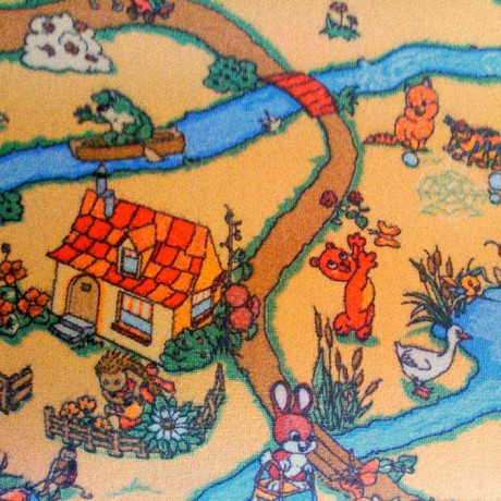 Палас детский ''Ручеек Бежевый''