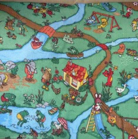 Палас детский ''Ручеек Бежевый''