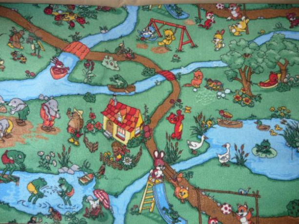 Палас детский ''Ручеек Бежевый''