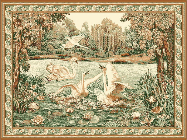 Российские ковры Фауна №4