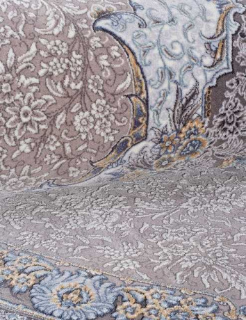 Иранский ковер FARSI 1200 G252-LIGHT-GRAY-OVAL