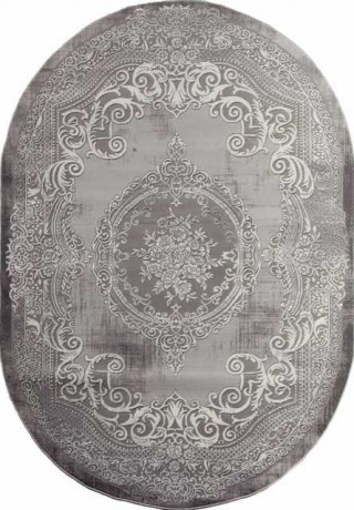 Турецкий ковер ARMINA-03762A-GREY-GREY-OVAL