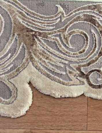 Турецкий ковер SAFIR-00856C-GREY-BROWN-STAN