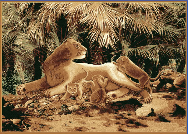 Российские ковры Фауна №5