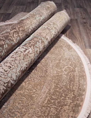 Иранский ковер NOYAN-6112-BROWN-OVAL