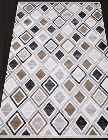 Турецкий ковер FORT-04160A-WHITE-L-BEIGE-STAN