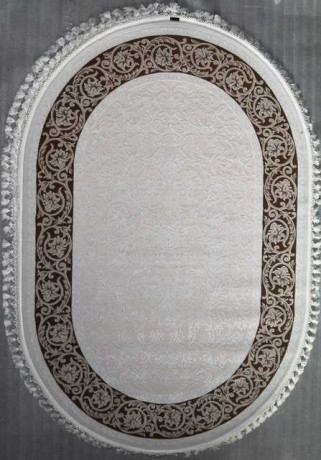 Турецкий ковер HUNKAR-7902-BROWN-BROWN-OVAL