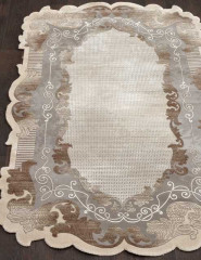 Турецкий ковер SAFIR-00857C-GREY-BROWN-STAN