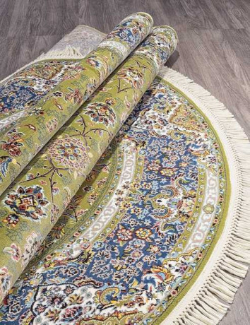 Ковёр ARAVIA-6814-GREEN-OVAL