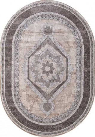 Турецкий ковер ARMINA-04037C-GREY-BROWN-OVAL