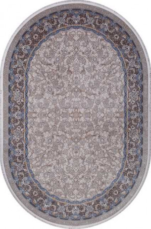 Иранский ковер NOYAN-7022-GRAY-OVAL