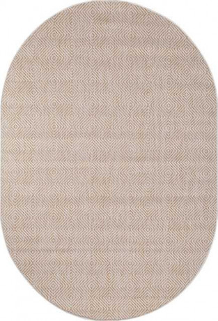 Ковёр VEGAS-S006-BEIGE-OVAL