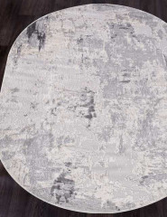 Турецкий ковер TOKIO-15456A-D-GREY-L-GREY-OVAL