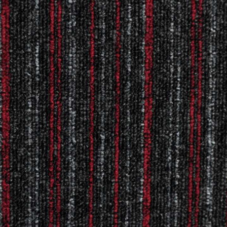 Ковровая Плитка EverestLine (Эверест Лайн) 520 Черный-красный