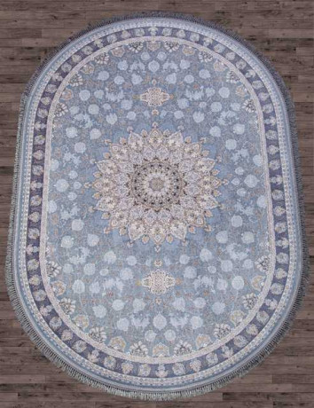 Иранский ковер FARSI 1200 G253-PALE-BLUE-OVAL