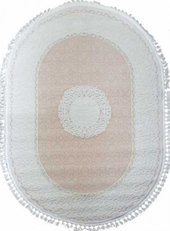 Турецкий ковер HUNKAR-7908-PINK-PINK-OVAL