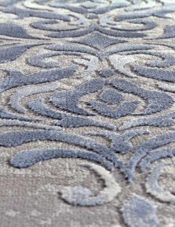 Турецкий ковер SAFIR-00858T-BLUE-BLUE-STAN