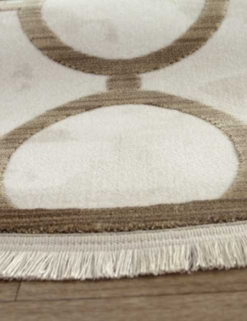 Турецкий ковер SARDES-TRUVA-08421B-BROWN-BROWN-DAIRE