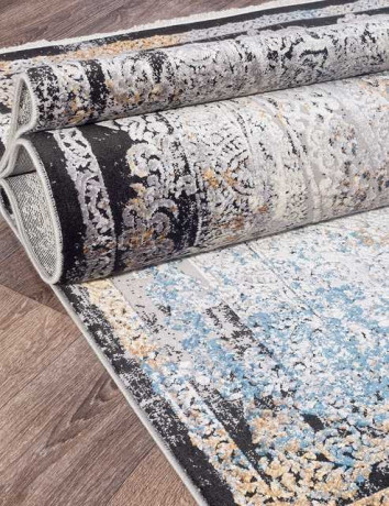 Турецкий ковер EERVA-18112-GRAY-BLACK-STAN