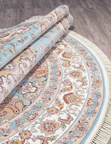 Ковёр ARAVIA-D158-BLUE-OVAL