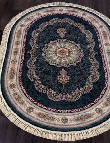 Иранский ковер TEHRAN-7521-NAVI-OVAL