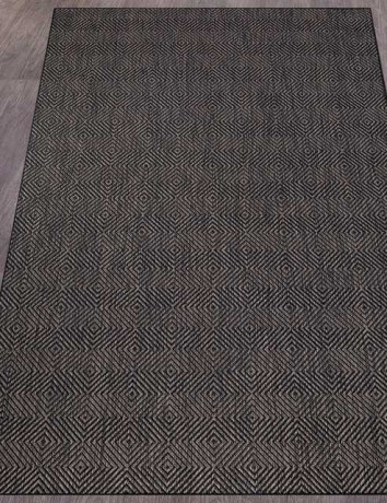 Ковёр VEGAS-S006-D-GRAY-BLACK-STAN