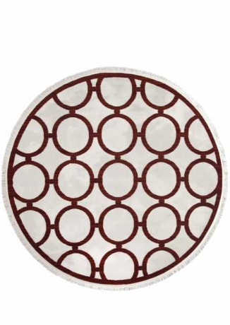 Турецкий ковер SARDES-TRUVA-08421R-RED-RED-DAIRE