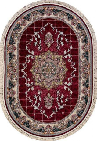 Иранский ковер TEHRAN-7586-RED-OVAL