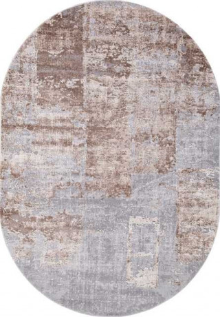 Турецкий ковер TOKIO-15489A-BEIGE-BROWN-OVAL