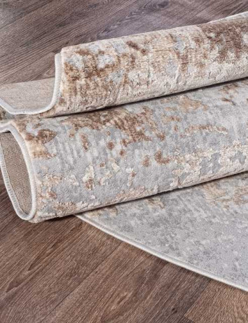 Турецкий ковер TOKIO-15489A-BEIGE-BROWN-OVAL