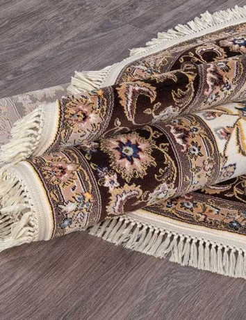 Ковёр ARAVIA-D158-CREAM-BROWN-OVAL