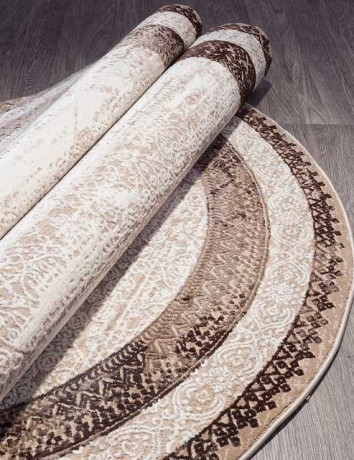 Турецкий ковер ARMINA-04041B-DARK-BROWN-OVAL