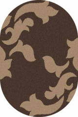 Овальный ковер PLATINUM T620 BROWN-D.BEIGE