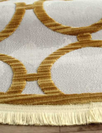 Турецкий ковер SARDES-TRUVA-08421Y-GOLD-GOLD-DAIRE