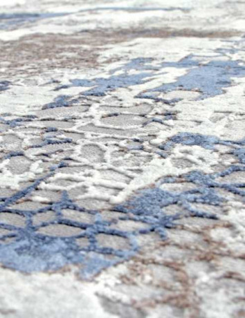 Турецкий ковер ARMINA-03857A-BLUE-BLUE-OVAL