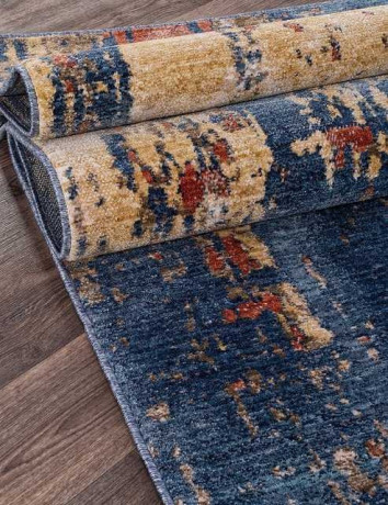 Турецкий ковер ZEUS-0B3640-GREEN-D-BLUE-STAN