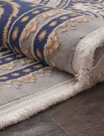 Турецкий ковер QATAR-33030-035-NAVY-OVAL