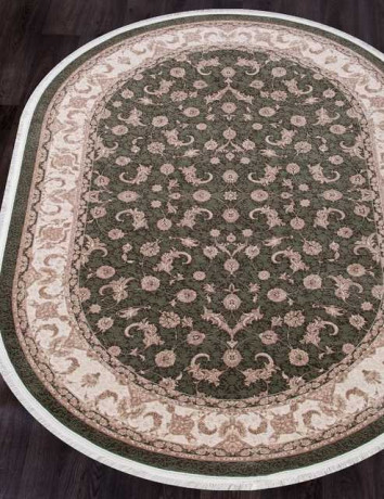 Иранский ковер NOYAN-8023-CREAM-OVAL