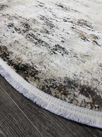 Турецкий ковер DOKU-9347B-GREY-BROWN-OVAL