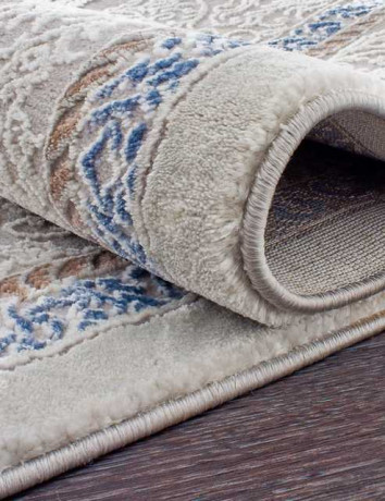 Турецкий ковер ARMINA-03874A-BLUE-BLUE-OVAL