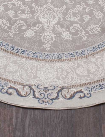 Турецкий ковер ARMINA-03874A-BLUE-BLUE-OVAL