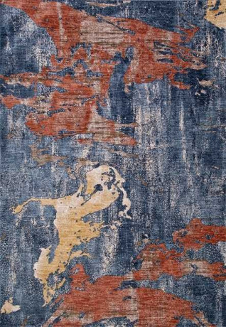 Турецкий ковер ZEUS-B3518A-BLUE-D-BLUE-STAN