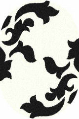 Овальный ковер PLATINUM T620 NATURAL-BLACK