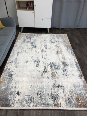 Турецкий ковер DOKU-9347H-BLUE-CREAM-STAN