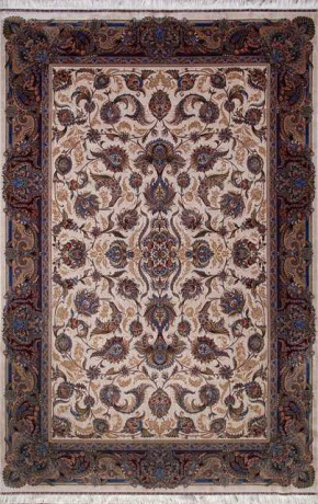 Иранский ковер QUM-602-CREAM-STAN