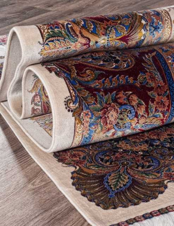 Иранский ковер QUM-602-CREAM-STAN