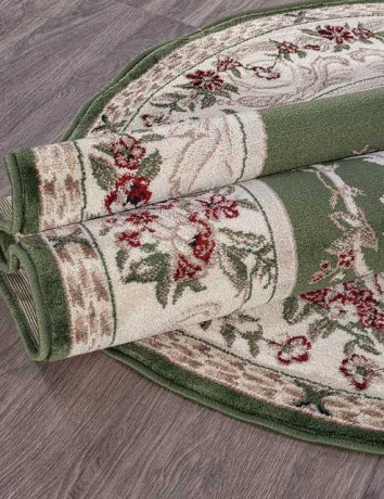 Ковёр COLIZEY-D057-GREEN-OVAL